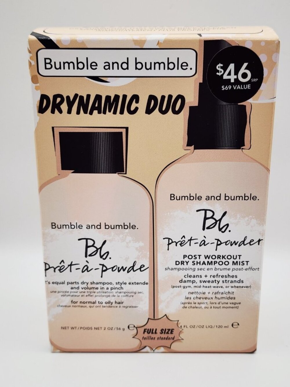 Bumble and Bumble Drynamic Duo Prêt-à-Powder Post-Workout Dry Shampoo Mist Set